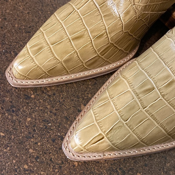 SALE!NEW! ABLE BRAZILIAN LEATHER BOOTS,WITH POINTY TOE AND SIDE ZIP ENTRY - Picture 8 of 13